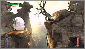 Jeżeli wszystko wykonałeś zgodnie z planem, to powinieneś dolecieć do wyższej krawędzi #1 - Etap 1 - The Three Towers (1) | Rozdział 3 | Solucja Castlevania Lords of Shadow - Castlevania: Lords of Shadow - poradnik do gry