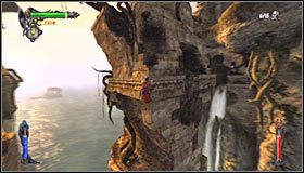 W celu kontynuowania misji wykonaj skok w stronę znajdującej się po prawej stronie niższej krawędzi #1 - Etap 1 - The Three Towers (1) | Rozdział 3 | Solucja Castlevania Lords of Shadow - Castlevania: Lords of Shadow - poradnik do gry
