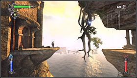 Zauważ, że dzięki wykonanej przed chwilą akcji możesz przystąpić w tym miejscu do wspinaczki #1 - Etap 1 - The Three Towers (2) | Rozdział 3 | Solucja Castlevania Lords of Shadow - Castlevania: Lords of Shadow - poradnik do gry