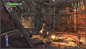 Jak można się łatwo domyślić, Twoim zadaniem będzie osłabić Warga, a następnie w doskonale znany sposób go dosiąść #1 - Etap 1 - The Three Towers (2) | Rozdział 3 | Solucja Castlevania Lords of Shadow - Castlevania: Lords of Shadow - poradnik do gry