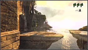 Nakieruj tu Warga na widoczne w oddali wyjście z budynku #1 - Etap 1 - The Three Towers (2) | Rozdział 3 | Solucja Castlevania Lords of Shadow - Castlevania: Lords of Shadow - poradnik do gry