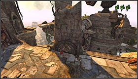 Po wylądowaniu wejdź do nowego pomieszczenia i następnie skieruj się w lewo - Etap 1 - The Three Towers (3) | Rozdział 3 | Solucja Castlevania Lords of Shadow - Castlevania: Lords of Shadow - poradnik do gry