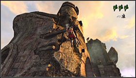 Skręć tu w prawo i przystąp do wspinaczki, korzystając z oznaczanych przez grę krawędzi #1 - Etap 1 - The Three Towers (3) | Rozdział 3 | Solucja Castlevania Lords of Shadow - Castlevania: Lords of Shadow - poradnik do gry