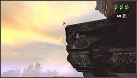 Po wylądowaniu na niewielkiej półce skieruj się w lewo i odszukaj miejsce ponownego użycia haka #1 - Etap 1 - The Three Towers (3) | Rozdział 3 | Solucja Castlevania Lords of Shadow - Castlevania: Lords of Shadow - poradnik do gry