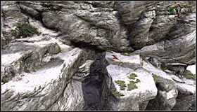 Dopiero teraz zacznij biegać po ścianie, wychylając gałkę analogową na przemian w lewo i w prawo - Etap 1 - Mountain Fortress (1) | Rozdział 4 | Solucja Castlevania - Castlevania: Lords of Shadow - poradnik do gry