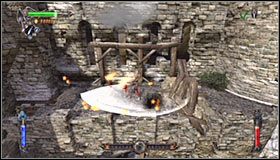 Po chwili za murem pojawi się wielki ogr #1, z którym już za kilka minut stoczysz pełnoprawny pojedynek - Etap 1 - Mountain Fortress (2) | Rozdział 4 | Solucja Castlevania - Castlevania: Lords of Shadow - poradnik do gry