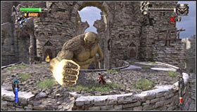 Walcz tak długo aż ogr straci cały pasek energii #1 - Etap 1 - Mountain Fortress (2) | Rozdział 4 | Solucja Castlevania - Castlevania: Lords of Shadow - poradnik do gry