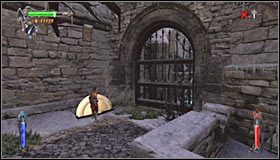 Powróć do miejsca, w którym przepychałeś statuę i teraz wybierz niezbadane jeszcze lewe przejście #1 - Etap 1 - Mountain Fortress (3) | Rozdział 4 | Solucja Castlevania - Castlevania: Lords of Shadow - poradnik do gry