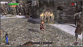 Walcz z małymi trollami tak długo aż przedostanie się tu większy jaskiniowy troll #1 - Etap 1 - Mountain Fortress (3) | Rozdział 4 | Solucja Castlevania - Castlevania: Lords of Shadow - poradnik do gry