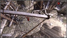 Musisz dotrzeć na szczyt i zacząć przesuwać się w prawo, docierając do miejsca, w którym możliwe będzie skorzystanie z haka #1 - Etap 1 - Mountain Fortress (4) | Rozdział 4 | Solucja Castlevania - Castlevania: Lords of Shadow - poradnik do gry