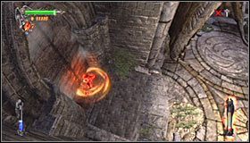 Wkrótce dotrzesz do wieży i musisz się oczywiście skierować w stronę głównej bramy #1 - Etap 1 - Mountain Fortress (4) | Rozdział 4 | Solucja Castlevania - Castlevania: Lords of Shadow - poradnik do gry