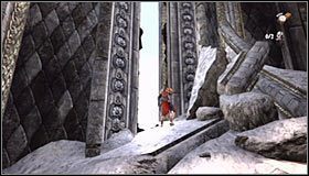 Wyjdź po schodach na górę i tym razem odszukaj ciało, przy którym znajduje się Light Magic Gem (Klejnot magii światła) #1 - Etap 2 - The Crow Witch (1) | Rozdział 4 | Solucja Castlevania Lords of Shadow - Castlevania: Lords of Shadow - poradnik do gry