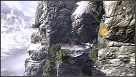 Zacznij od zeskoczenia na niżej położoną skalną półkę, a następnie ustaw się przy lewej krawędzi #1 - Etap 2 - The Crow Witch (1) | Rozdział 4 | Solucja Castlevania Lords of Shadow - Castlevania: Lords of Shadow - poradnik do gry