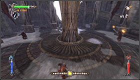 Pewnym ułatwieniem jest możliwość łatwego rozprawienia się z ogłuszonym Swordmasterem (gdy jest podświetlony) #1 - Etap 2 - The Crow Witch (1) | Rozdział 4 | Solucja Castlevania Lords of Shadow - Castlevania: Lords of Shadow - poradnik do gry