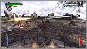 Odrzucanie wszystkich rzucanych przez wiedźmę jaj jest możliwe, ale bardzo utrudnione, gdyż musiałbyś błyskawicznie wykonywać kolejne ruchy - Etap 2 - The Crow Witch (3) | Rozdział 4 | Solucja Castlevania Lords of Shadow - Castlevania: Lords of Shadow - poradnik do gry