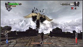 Gra nie pozwoli Ci niestety na zlikwidowanie wiedźmy już teraz, w rezultacie czego będziesz musiał odrzucić jeszcze jedno jajo #1 - Etap 2 - The Crow Witch (3) | Rozdział 4 | Solucja Castlevania Lords of Shadow - Castlevania: Lords of Shadow - poradnik do gry