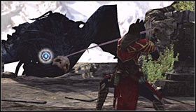 Atakuj wiedźmę tak długo aż gra podświetli jej całe ciało #1, informując o możliwości jej dobicia - Etap 2 - The Crow Witch (3) | Rozdział 4 | Solucja Castlevania Lords of Shadow - Castlevania: Lords of Shadow - poradnik do gry