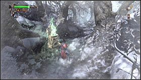 Po zlikwidowaniu wszystkich goblinów wybierz prawą ścieżkę #1 - Etap 1 - Veros Woods (1) | Rozdział 5 | Solucja Castlevania Lords of Shadow - Castlevania: Lords of Shadow - poradnik do gry