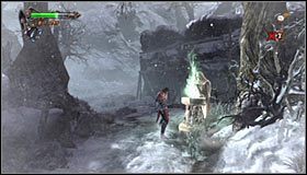 Rozpraw się z pozostałymi goblinami, a następnie rozpędź Warthoga, dwukrotnie uderzając w drewnianą bramę #1 - Etap 1 - Veros Woods (1) | Rozdział 5 | Solucja Castlevania Lords of Shadow - Castlevania: Lords of Shadow - poradnik do gry