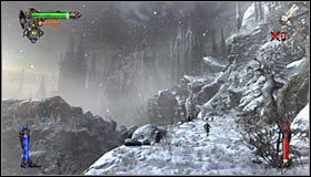 Skorzystaj ze znajdującego się kawałek dalej wąskiego przejścia #1 - Etap 1 - Veros Woods (2) | Rozdział 5 | Solucja Castlevania Lords of Shadow - Castlevania: Lords of Shadow - poradnik do gry