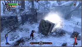 Podobnie jak wcześniej, musisz poprosić Zobeka o pomoc (przycisk Y), a następnie rytmicznie wciskać przycisk X #1 - Etap 2 - Wygol Village (2) | Rozdział 5 | Solucja Castlevania Lords of Shadow - Castlevania: Lords of Shadow - poradnik do gry