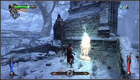Podejdź teraz do bramy głównej cmentarzyska - Etap 2 - Wygol Village (2) | Rozdział 5 | Solucja Castlevania Lords of Shadow - Castlevania: Lords of Shadow - poradnik do gry