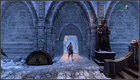 Użyj nowo pozyskanego kołka na znajdującym się tu mechaniźmie #1, zaliczając kilka scenek QTE w celu podniesienia kraty - Etap 2 - Wygol Village (2) | Rozdział 5 | Solucja Castlevania Lords of Shadow - Castlevania: Lords of Shadow - poradnik do gry