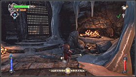 Każdego wampira po dostatecznym ogłuszeniu warto oczywiście dobijać #1, wykorzystując do tego celu pozyskany niedawno kołek - Etap 3 - Abbey Catacombs (1) | Rozdział 5 | Solucja Castlevania Lords of Shadow - Castlevania: Lords of Shadow - poradnik do gry