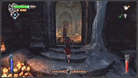 Po podniesieniu kraty SZYBKO wciśnij przycisk Y, dzięki czemu główny bohater poprosi Zobeka o przytrzymanie mechanizmu #1 - Etap 3 - Abbey Catacombs (1) | Rozdział 5 | Solucja Castlevania Lords of Shadow - Castlevania: Lords of Shadow - poradnik do gry