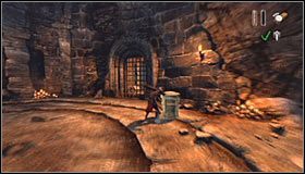Skieruj się w lewo, a następnie zeskocz na półkę, na której stoi Zobek #1 - Etap 3 - Abbey Catacombs (2) | Rozdział 5 | Solucja Castlevania Lords of Shadow - Castlevania: Lords of Shadow - poradnik do gry