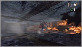 Po tym jak bohater zatrzyma się wykonuj te same czynności co wcześniej, a więc wciskaj X, czekając na możliwość wciśnięcia przycisku Y #1 - Etap 3 - Abbey Catacombs (2) | Rozdział 5 | Solucja Castlevania Lords of Shadow - Castlevania: Lords of Shadow - poradnik do gry