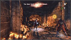 Jeżeli wykonałeś zgodnie z planem, to gra wyświetli teraz krótką cut-scenkę informującą o Waszym sukcesie #1 - Etap 3 - Abbey Catacombs (2) | Rozdział 5 | Solucja Castlevania Lords of Shadow - Castlevania: Lords of Shadow - poradnik do gry