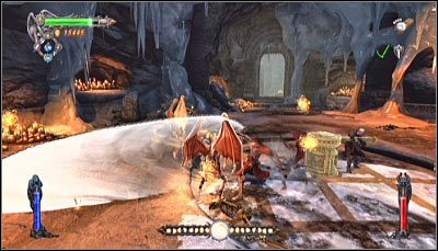 W celu zaliczenia wyzwania nie możesz pozwolić na to żeby Zobek został powalony przez potwory - Etap 3 - Abbey Catacombs (3) | Rozdział 5 | Solucja Castlevania Lords of Shadow - Castlevania: Lords of Shadow - poradnik do gry