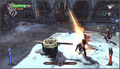 Drugi trudny moment to końcówka misji, czyli zagadka na dziedzińcu (powyższy screen) - Etap 3 - Abbey Catacombs (3) | Rozdział 5 | Solucja Castlevania Lords of Shadow - Castlevania: Lords of Shadow - poradnik do gry