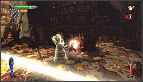 Powróć teraz do pomieszczenia z poprzednią statuą, której jeszcze nie ruszałeś #1 - Etap 4 - Abbey Library (1) | Rozdział 5 | Solucja Castlevania Lords of Shadow - Castlevania: Lords of Shadow - poradnik do gry