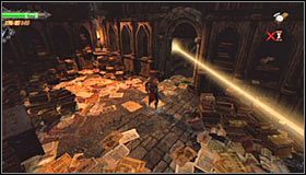 Pozostało Ci już tylko wejść w interakcję z popchniętą właśnie statuą i obrócić ją - Etap 4 - Abbey Library (1) | Rozdział 5 | Solucja Castlevania Lords of Shadow - Castlevania: Lords of Shadow - poradnik do gry