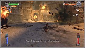 Tradycyjnie już dobrze byłoby poświęcić chwilkę na zapoznanie się z podstawowymi umiejętnościami bossa - Etap 6 - Brauner | Rozdział 5 | Solucja Castlevania Lords of Shadow - Castlevania: Lords of Shadow - poradnik do gry