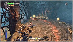 Za każdym razem gdy uda Ci się pokonać jakiś szkielet jego kości rozsypią się po ziemi #1 - Etap 7 - Castle Sewers (2) | Rozdział 5 | Solucja Castlevania Lords of Shadow - Castlevania: Lords of Shadow - poradnik do gry