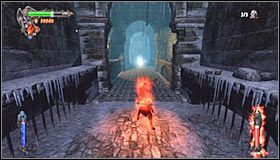 Obróć się w stronę przycisku (tego na drugim końcu korytarza), wybierz z inwentarza srebrne sztylety i uaktywnij magię cienia #1 - Etap 7 - Castle Sewers (2) | Rozdział 5 | Solucja Castlevania Lords of Shadow - Castlevania: Lords of Shadow - poradnik do gry