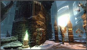 Zacznij od skorzystania ze znajdującej się w tym miejscu fontanny zdrowia #1 - Etap 1 - Castle Courtyard (1) | Rozdział 6 | Solucja Castlevania Lords of Shadow - Castlevania: Lords of Shadow - poradnik do gry