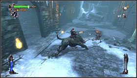 Koniecznie unikaj szarż w wykonaniu Warga i atakuj go tak długo aż bestia zostanie podświetlona #1 - Etap 1 - Castle Courtyard (2) | Rozdział 6 | Solucja Castlevania Lords of Shadow - Castlevania: Lords of Shadow - poradnik do gry