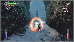 Docelowo powinieneś dotrzeć do większego słupa - Etap 2 - Maze Gardens (1) | Rozdział 6 | Solucja Castlevania Lords of Shadow - Castlevania: Lords of Shadow - poradnik do gry