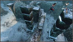 Tu również musisz się podciągnąć i przesunąć w prawo #1 - Etap 2 - Maze Gardens (1) | Rozdział 6 | Solucja Castlevania Lords of Shadow - Castlevania: Lords of Shadow - poradnik do gry