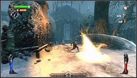 Skieruj się w dół i obejrzyj krótki filmik #1 - Etap 2 - Maze Gardens (2) | Rozdział 6 | Solucja Castlevania Lords of Shadow - Castlevania: Lords of Shadow - poradnik do gry