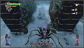 Możesz już skorzystać z nowo odblokowanego przejścia #1, a powinieneś zauważyć, że znalazłeś się w zbadanej już pierwszej części labiryntu - Etap 2 - Maze Gardens (2) | Rozdział 6 | Solucja Castlevania Lords of Shadow - Castlevania: Lords of Shadow - poradnik do gry