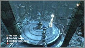 Zagadka ta bardzo przypomina tę z pierwszego rozdziału gry - Etap 2 - Maze Gardens (3) | Rozdział 6 | Solucja Castlevania Lords of Shadow - Castlevania: Lords of Shadow - poradnik do gry