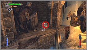 Podciągnij się tu do góry i przedostań na niewielką półkę #1 - Etap 3 - Castle Hall (1) | Rozdział 6 | Solucja Castlevania Lords of Shadow - Castlevania: Lords of Shadow - poradnik do gry