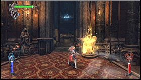 Ponownie skieruj się do trzeciej sali z ołtarzem i zauważ, że dostęp do niego został odblokowany #1 - Etap 3 - Castle Hall (2) | Rozdział 6 | Solucja Castlevania Lords of Shadow - Castlevania: Lords of Shadow - poradnik do gry
