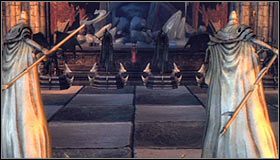 Po dotarciu do nowej lokacji gra wyświetli cut-scenkę ze spotkania z wampirzą dziewczynką Laurą #1 - Etap 3 - Castle Hall (3) | Rozdział 6 | Solucja Castlevania Lords of Shadow - Castlevania: Lords of Shadow - poradnik do gry