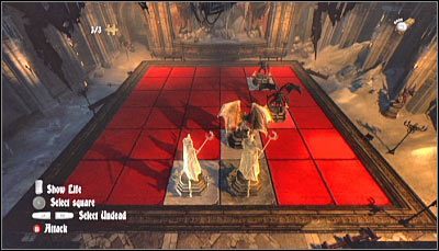 7) Laurze na sam koniec bitwy pozostanie najprawdopodobniej dwóch nekromantów lub jeden nekromanta i jeden wampir - Etap 3 - Castle Hall (3) | Rozdział 6 | Solucja Castlevania Lords of Shadow - Castlevania: Lords of Shadow - poradnik do gry